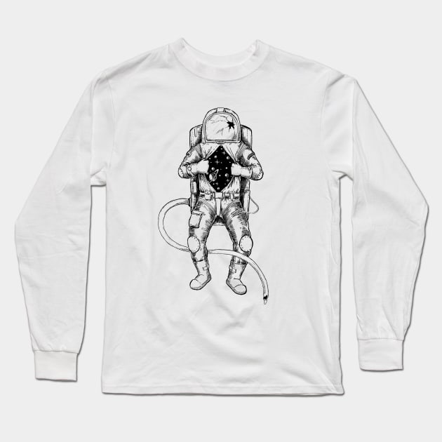 astronaut Long Sleeve T-Shirt by rudoi